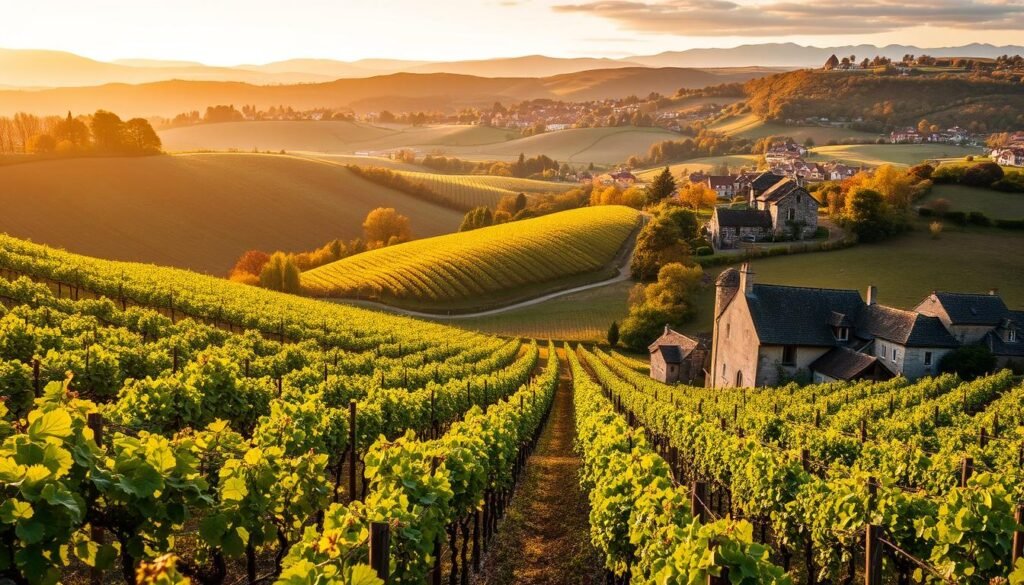 Burgundy wine region