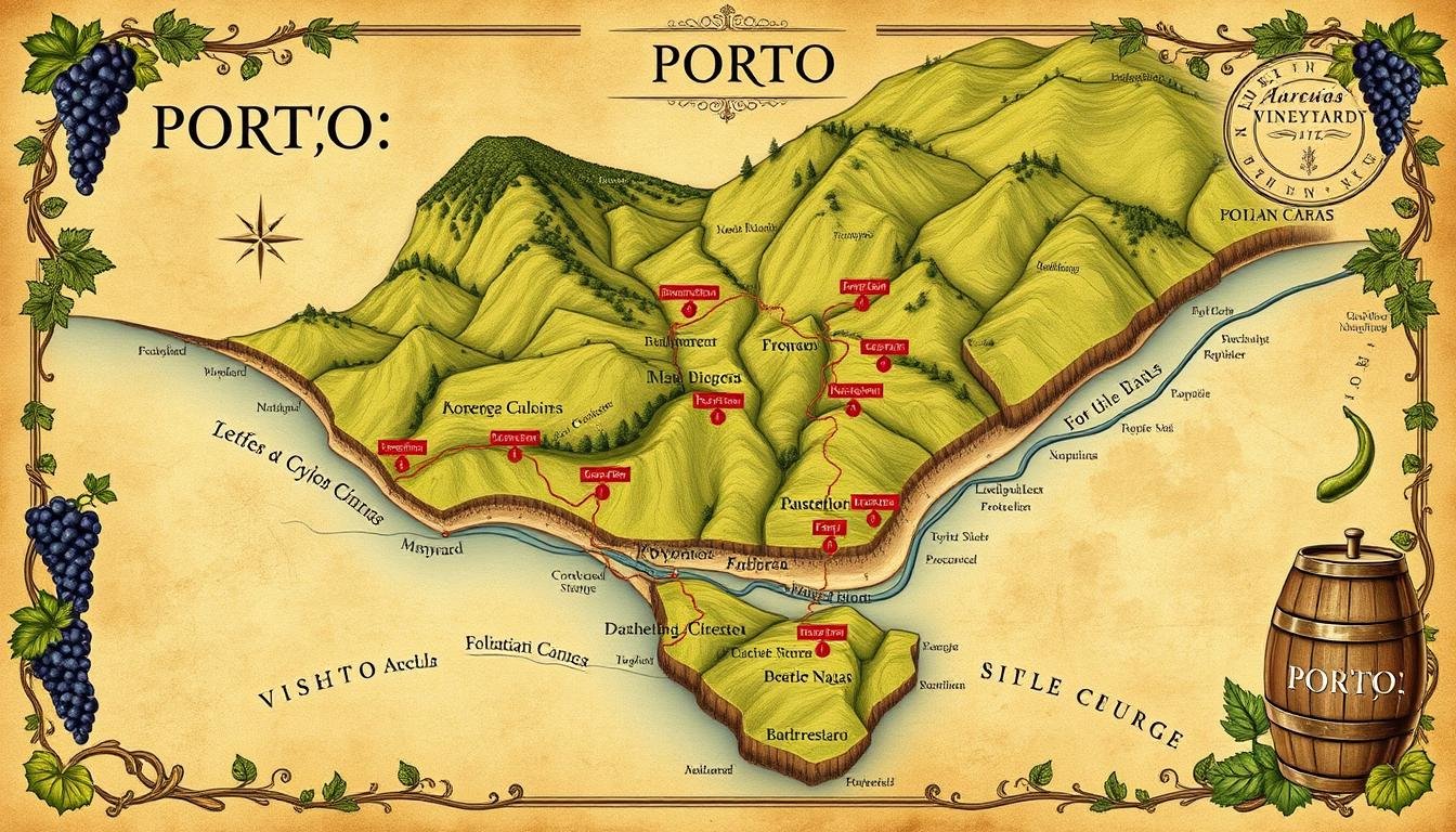 porto wine map