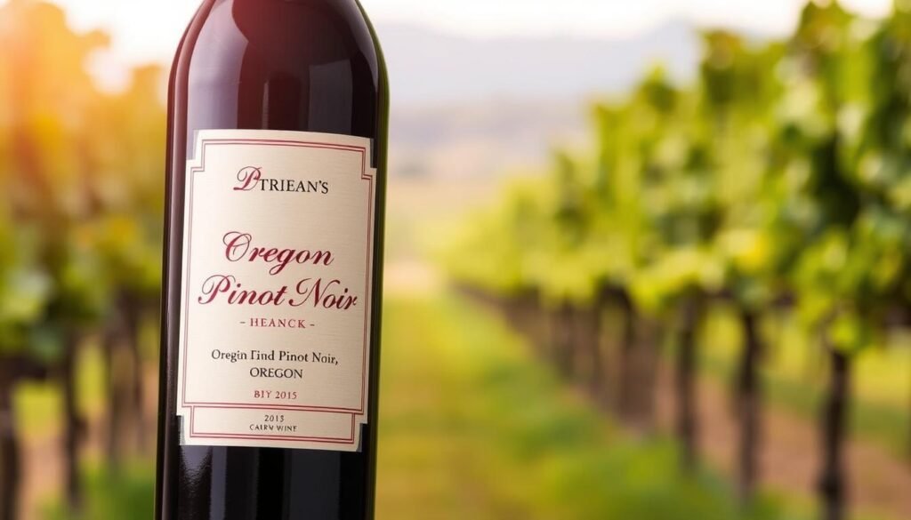 Image of a bottle of Oregon Pinot Noir Image of a bottle of Oregon Pinot Noir