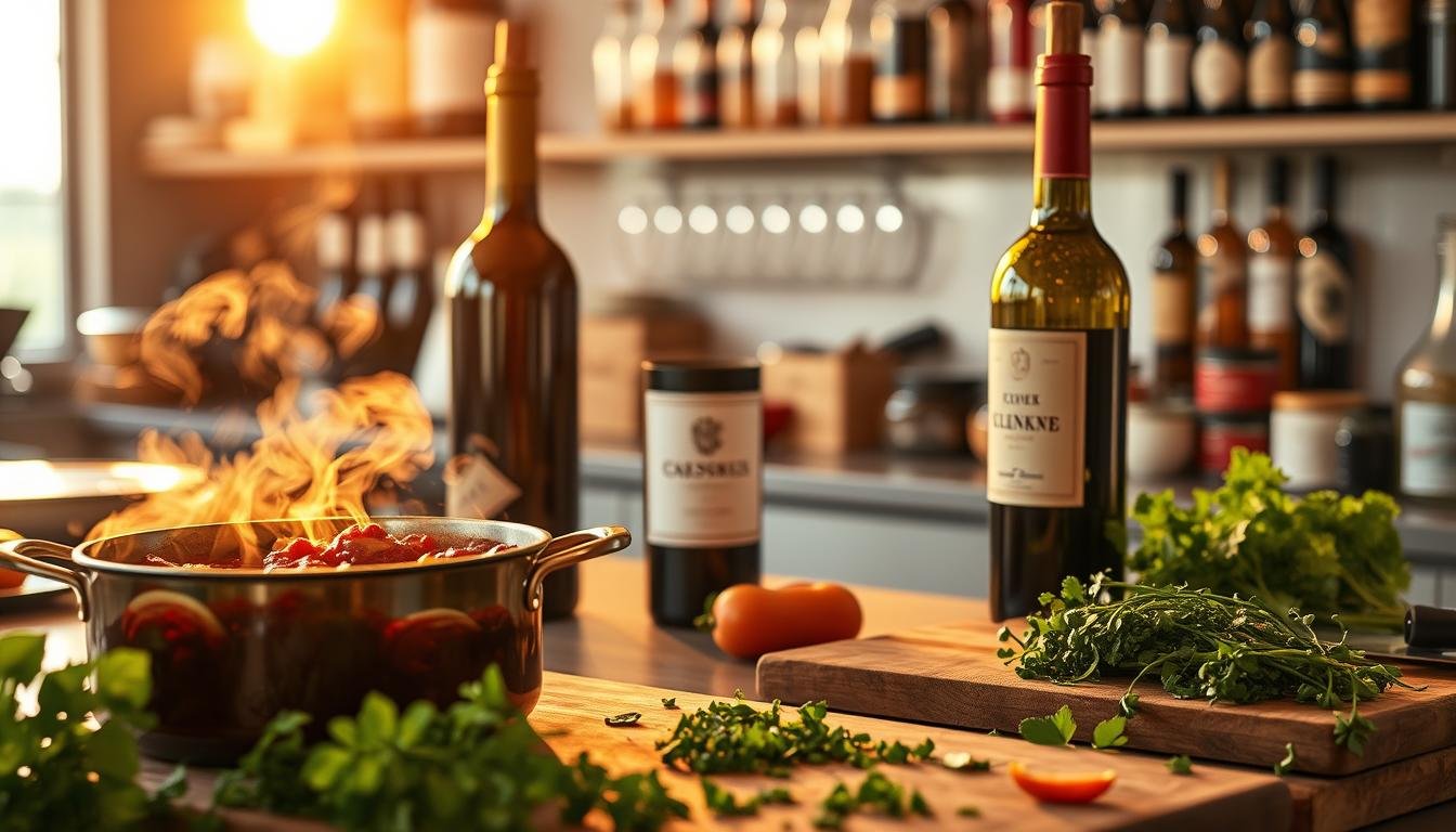 cooking with red wine